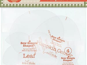 Ruler, Pumpkin Sew Simple Shapes by Lori Holt for Riley Blake