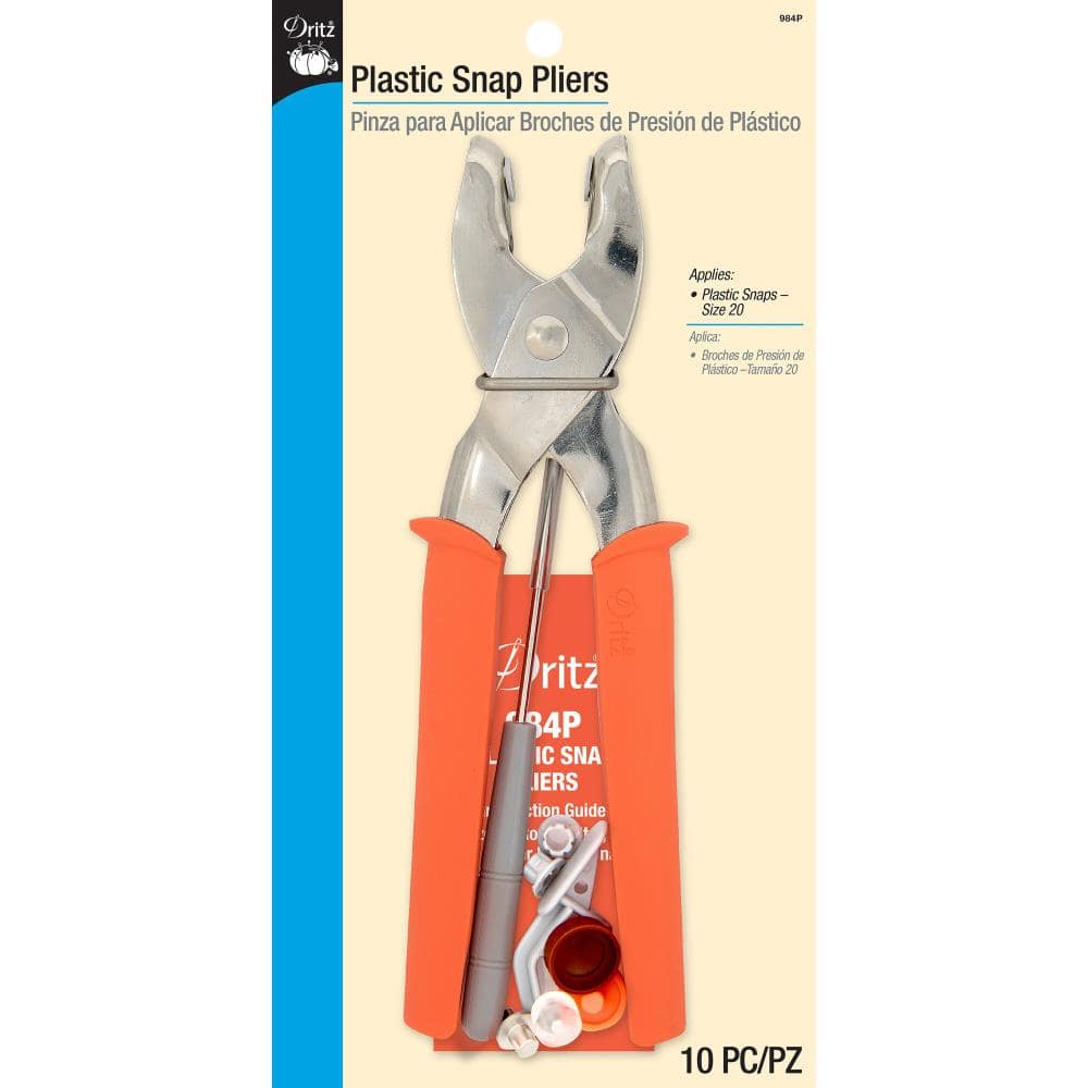 Plastic Snap Pliers Size 20 by Dritz
