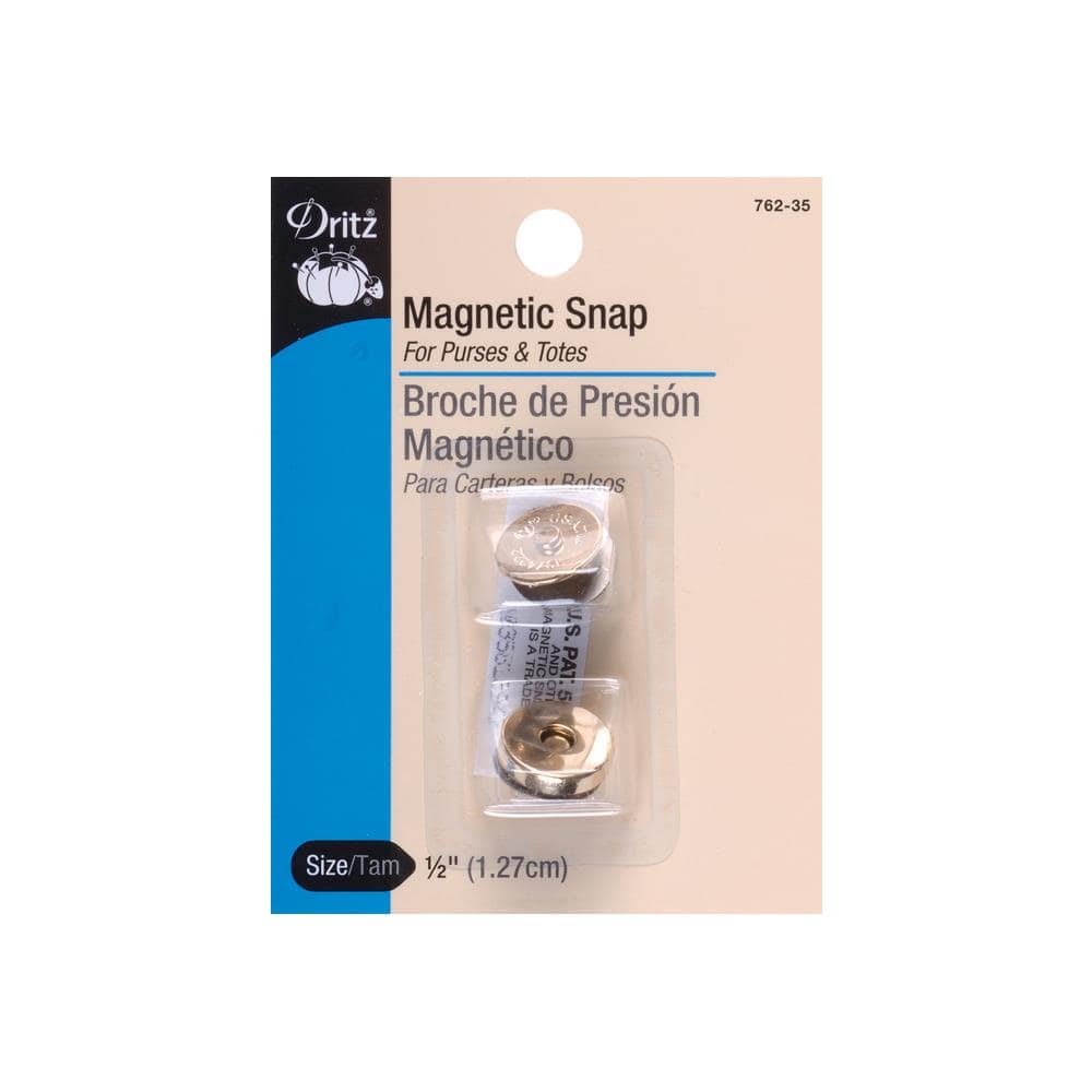 Round Magnetic Snap 1/2" 1/Pkg by Dritz