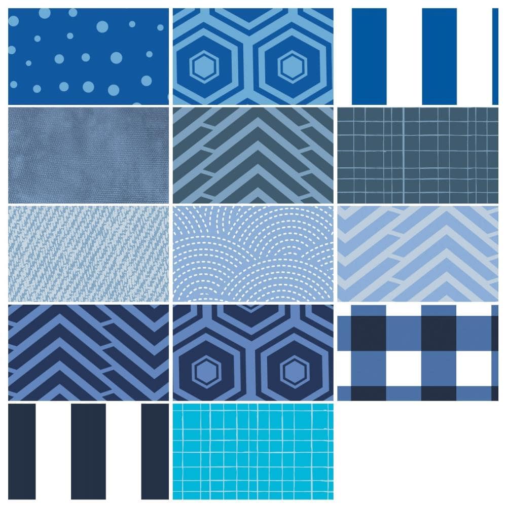 Charm Pack (Cotton) Camelot Mixology Seas the Day 5" Pre-cuts 42pcs - Image 2