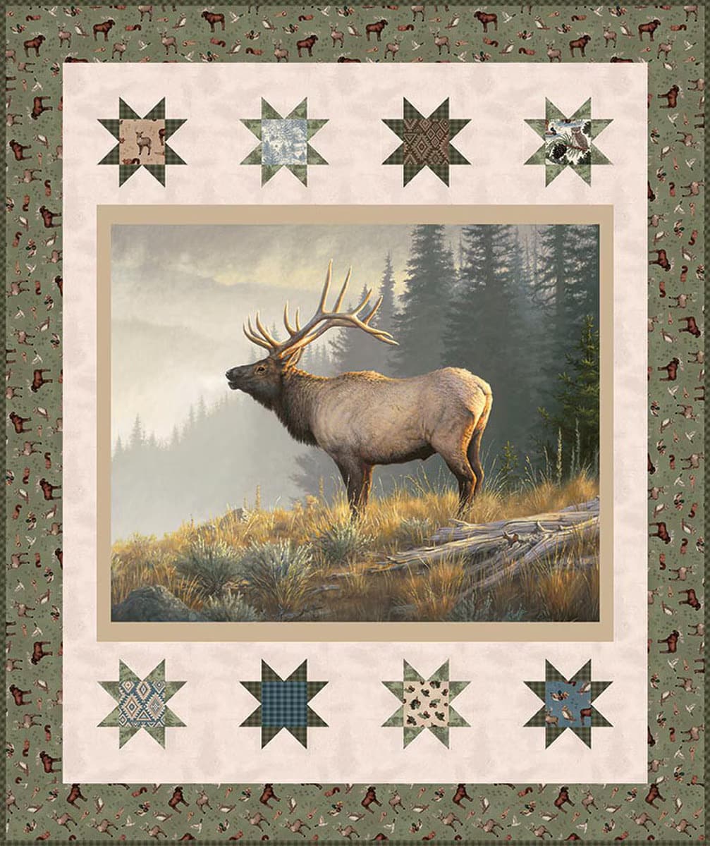 Quilt Kit, Monarch of the Mountain by Riley Blake Designs