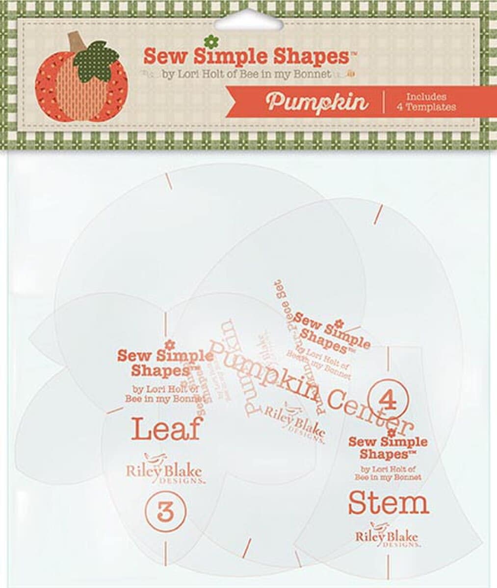 Ruler, Pumpkin Sew Simple Shapes by Lori Holt for Riley Blake