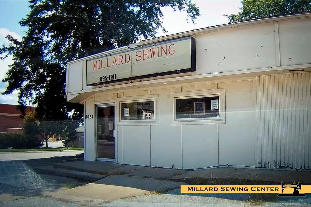 Millard Sewing Center Store Front August 2018