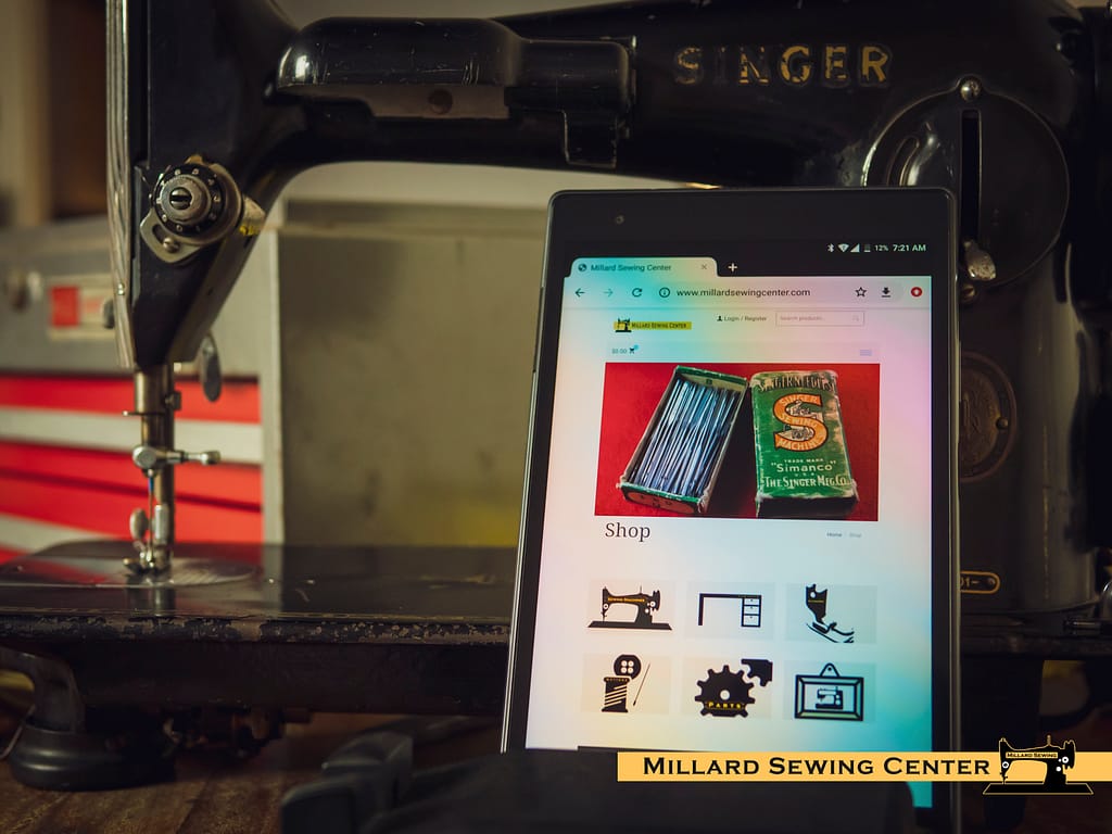 Millard Sewing.com in the early days