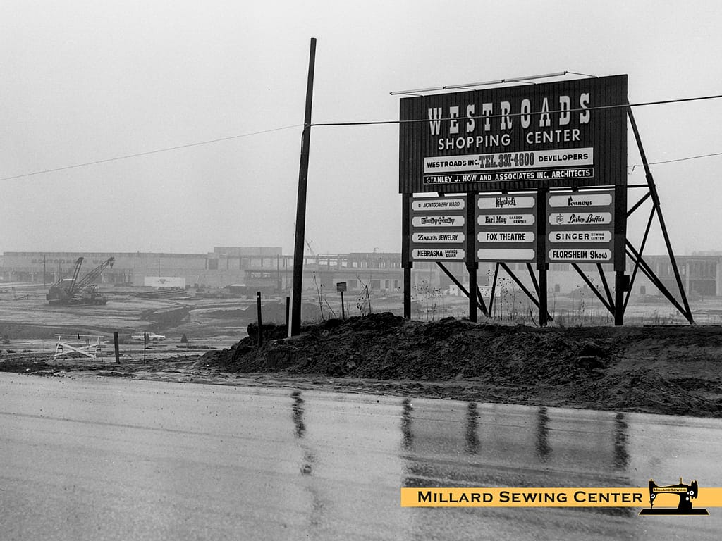 Westroads Shopping Center During Development