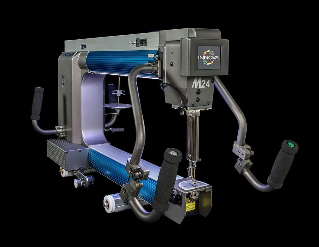 M24 Longarm Sewing Machine with 10', 11', or 12' Quilting Frame by Innova