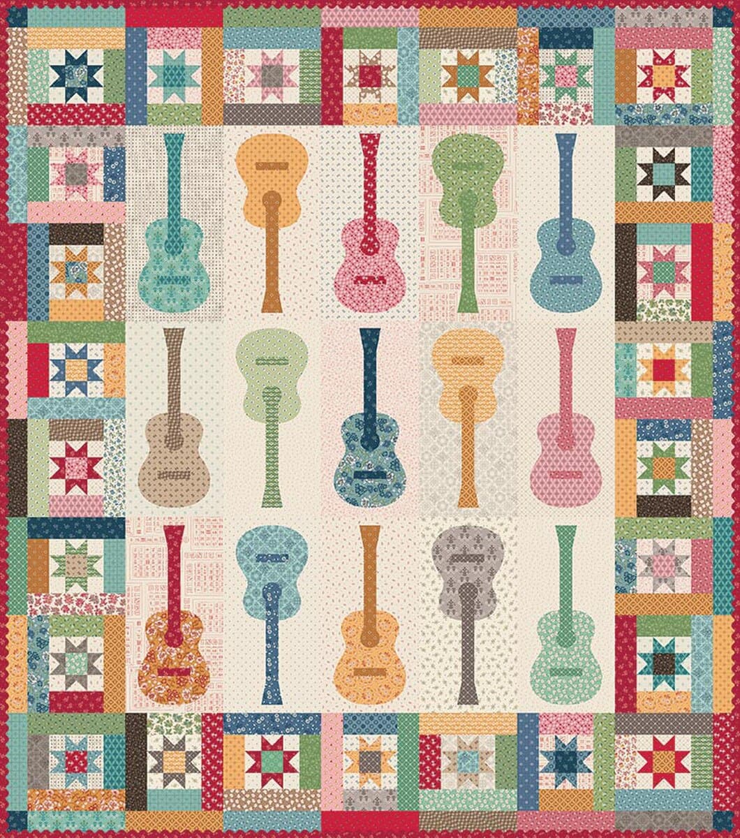 Quilt Pattern, Singing Under the Stars by Lori Holt for Riley Blake Designs