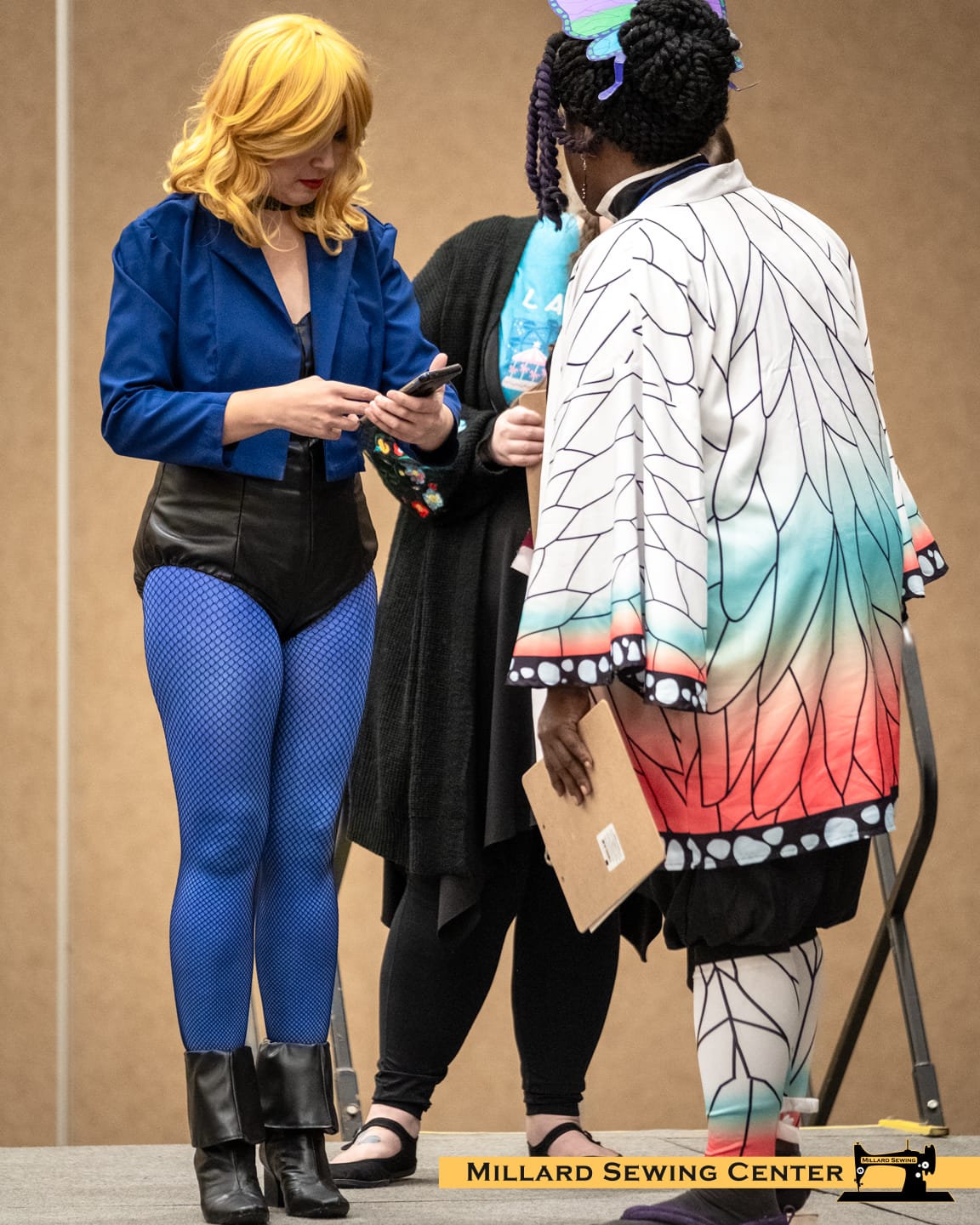 Aly's nerdy textile as Black canary