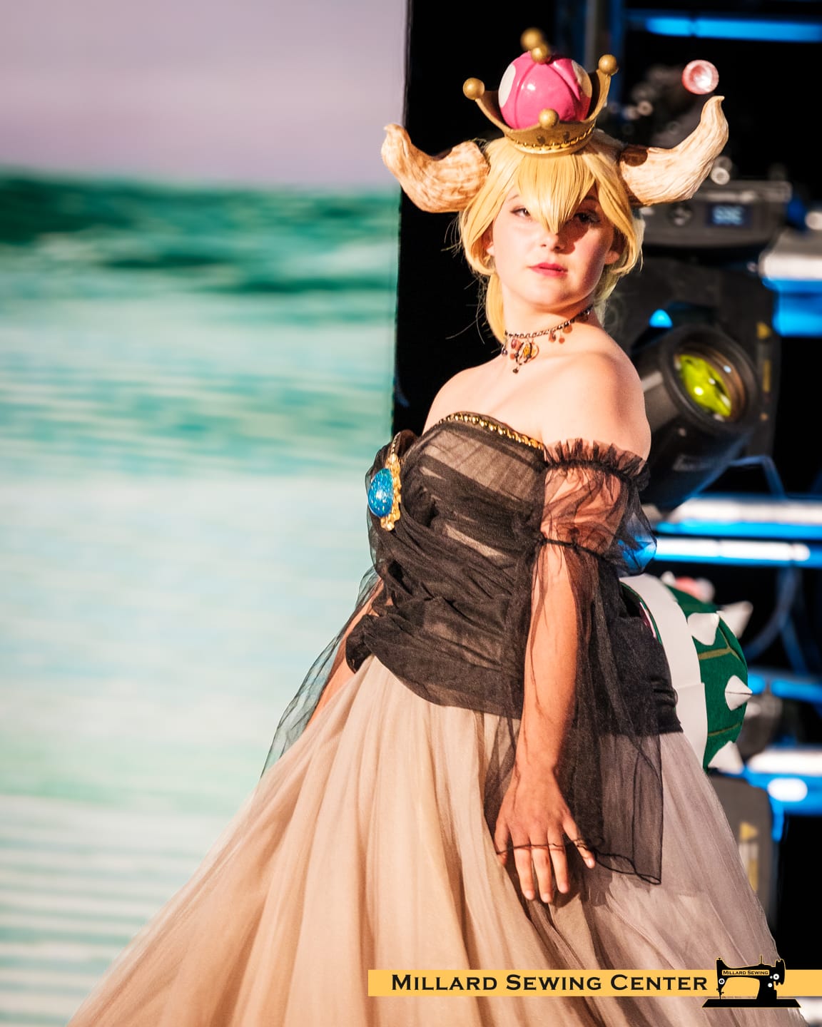 Kos Cosplay as Bowsette (Mario Brothers)