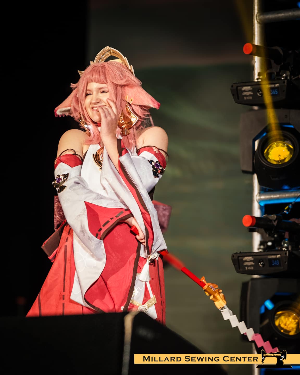 Electro_cos as Yae Miko (Genshin Impact)