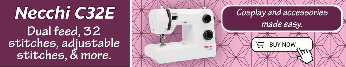 Necchi C32E for Cosplay Ad 1