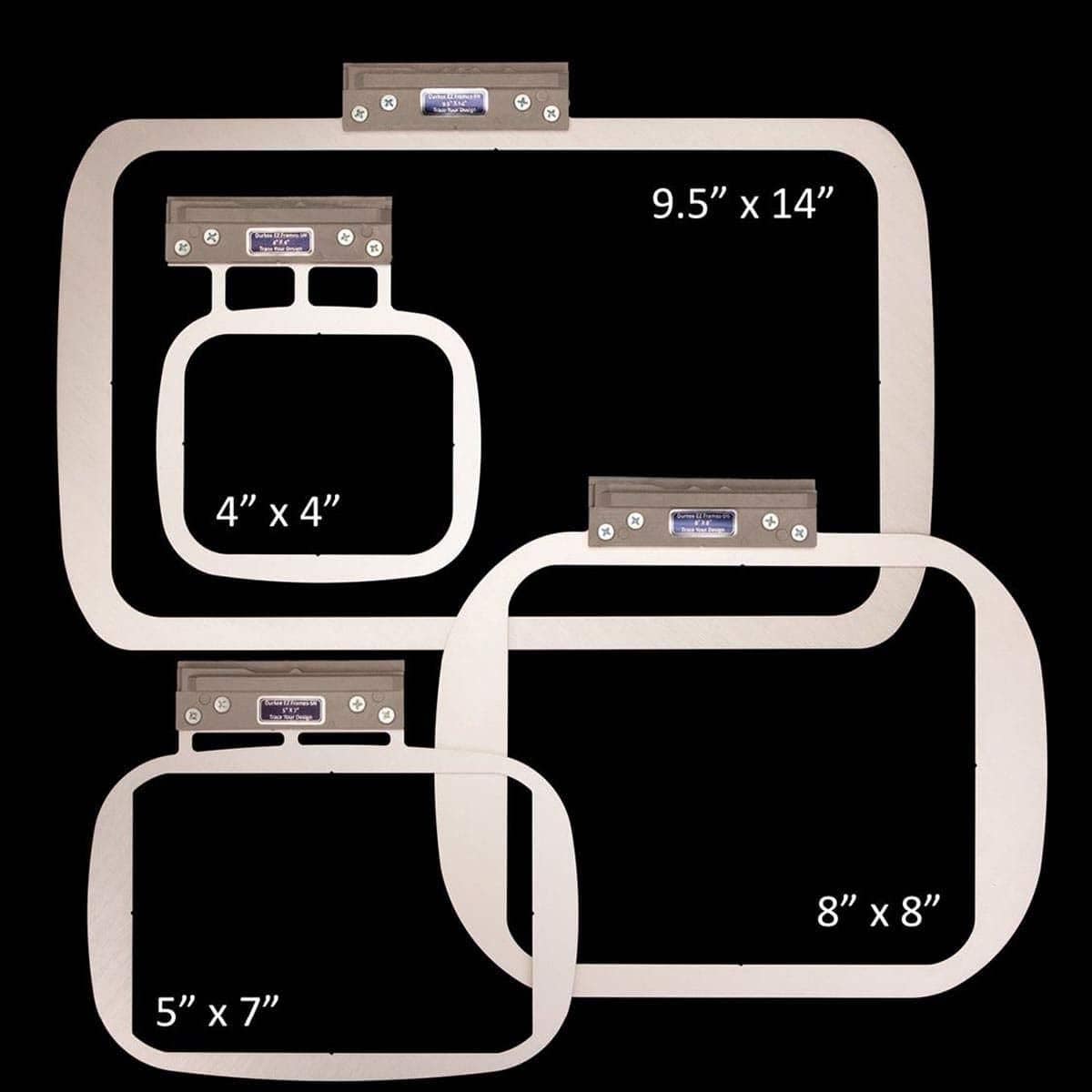 Embroidery Hoop Set, Single Needle Package 5 For Babylock & Brother Sewing Machines