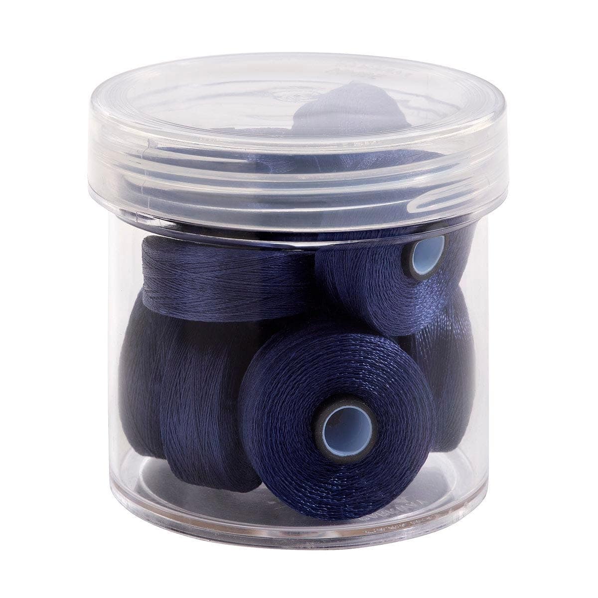Pre-Wound Bobbins, M Class, Magna-Glide Delights 40wt Trilobal Polyester Thread in 30288 Bright Blue by FilTec (10 Pack)