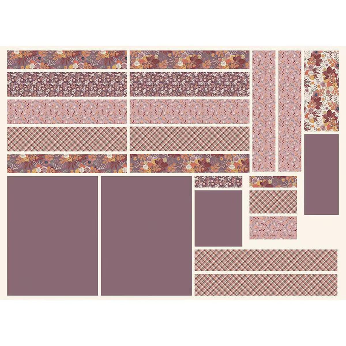 Cotton Fabric Panel, 44"/60" Wide Home Dec Prairie Tote, Evening on the Prairie by Modern Prairie From Riley Blake Designs