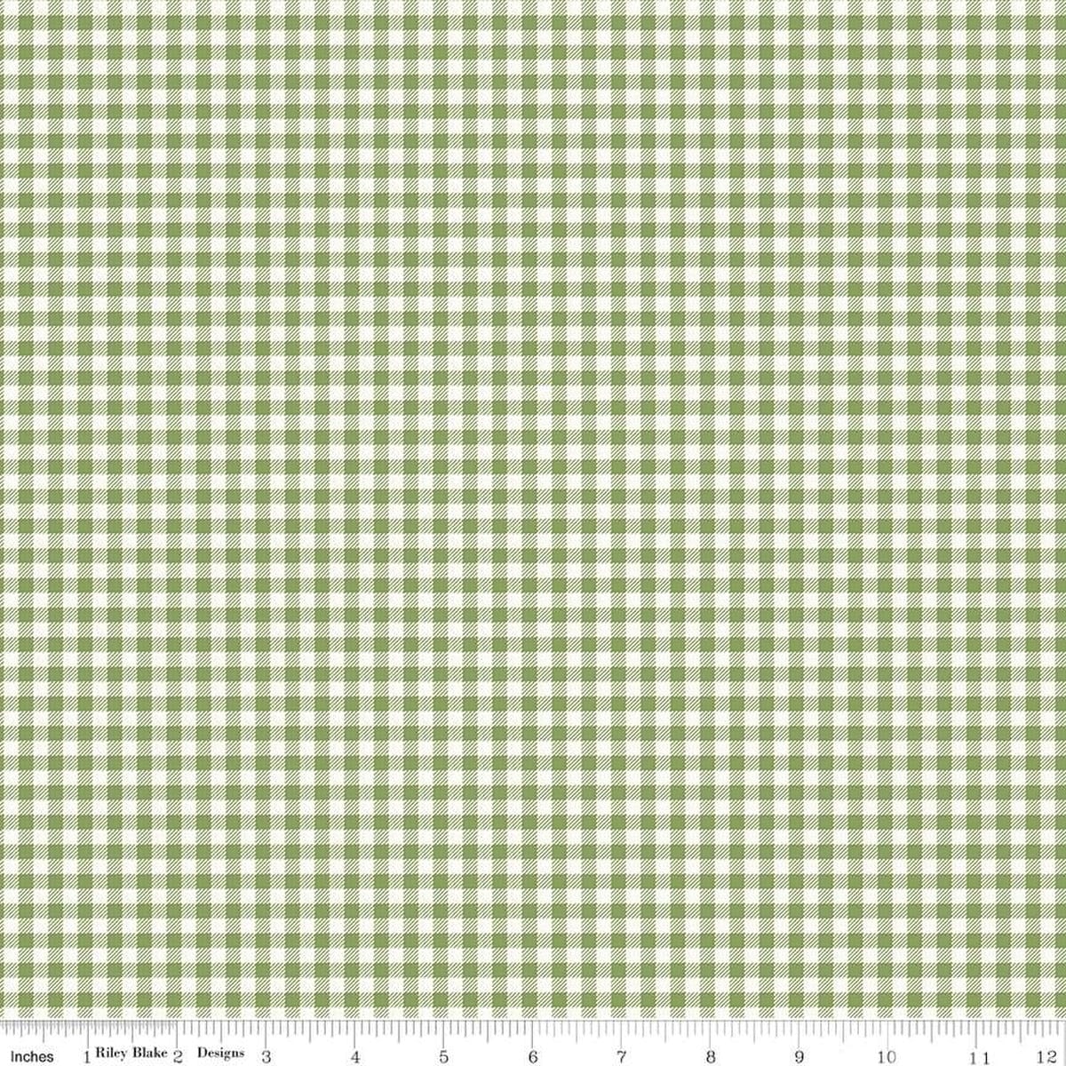 Woven Cotton Fabric, 43"/44" Wide in Tina Lettuce by Riley Blake Designs