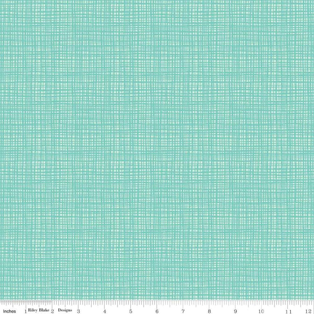 100% Cotton Fabric, 43"/44" Wide in Texture Aqua by Riley Blake Designs