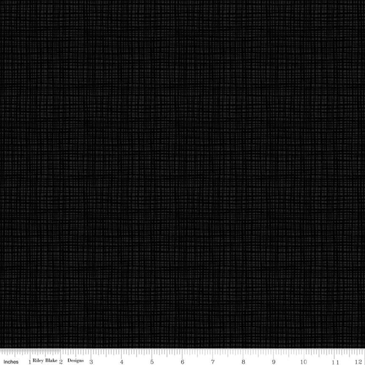 100% Cotton Fabric, 43"/44" Wide in Texture Black by Riley Blake Designs