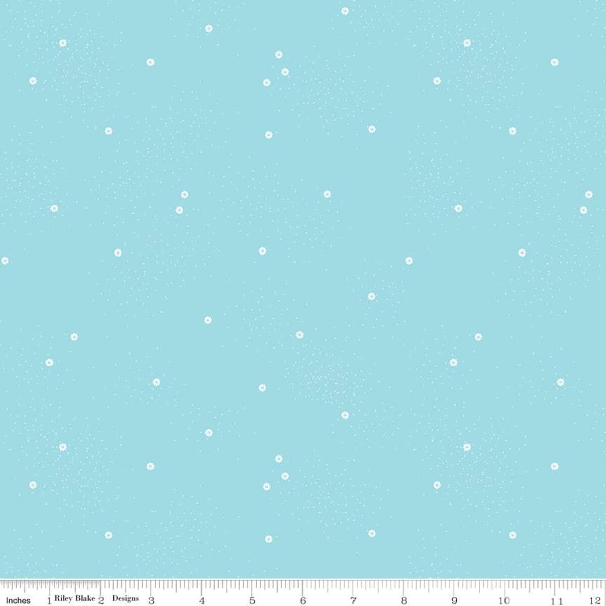100% Cotton Fabric, 43"/44" Wide in Dainty Daisy Waterfall by Riley Blake Designs