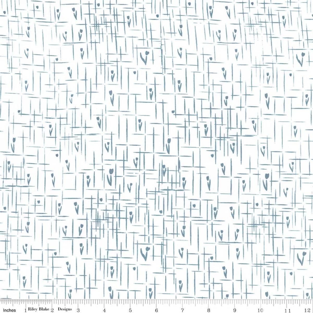 Cotton Fabric, 43"/44" Wide Batiks in Flora Noire Hatch Mystic Skylight by Riley Blake