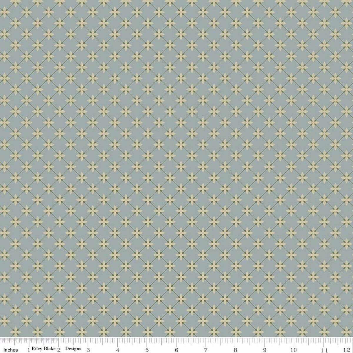 Cotton Fabric, 43"/44" Wide Charmed & Treasured in Stella Dove by Riley Blake Designs