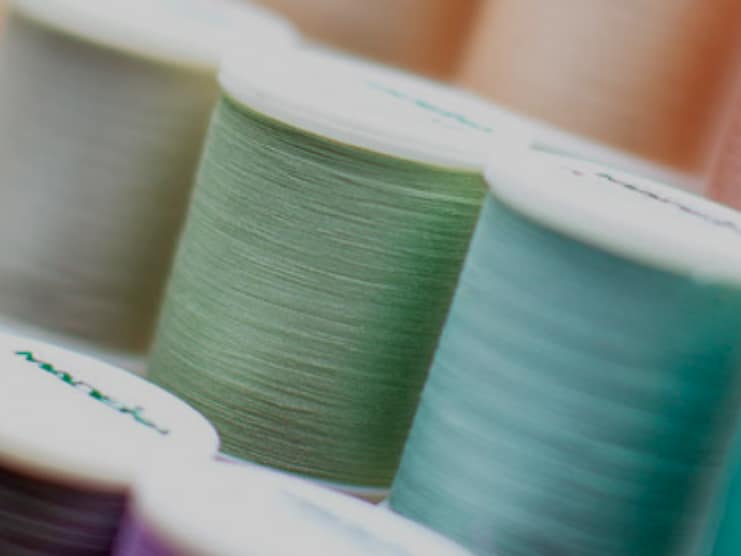 Aerofil 40wt Polyester Thread in 8021 Off White by Madeira - Image 2