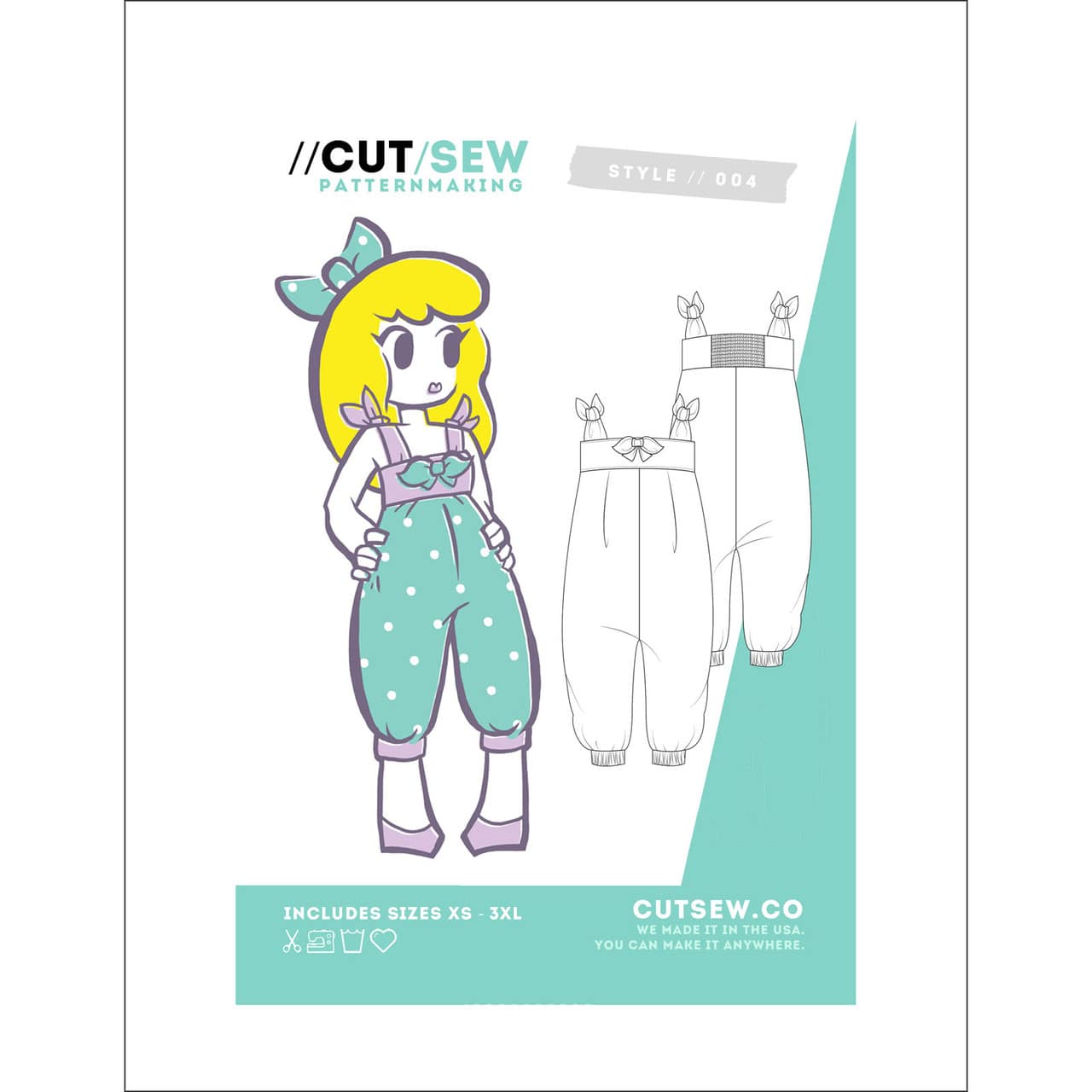 Babydoll Romper Pattern by Cut/Sew