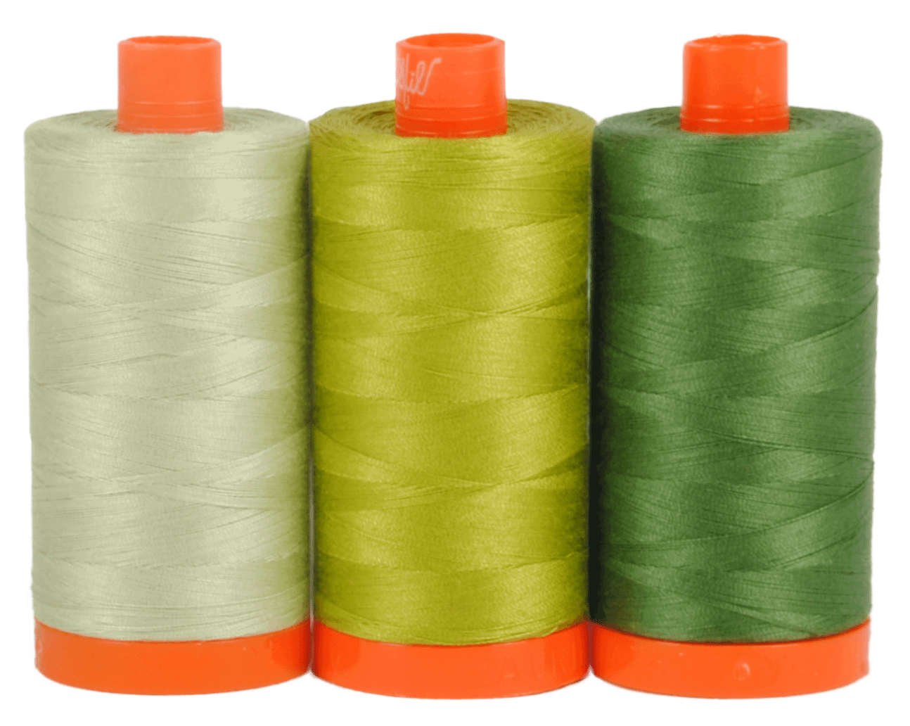 Color Builder 3 Piece Set, 50wt Cotton in Dolomite Green by Aurifil