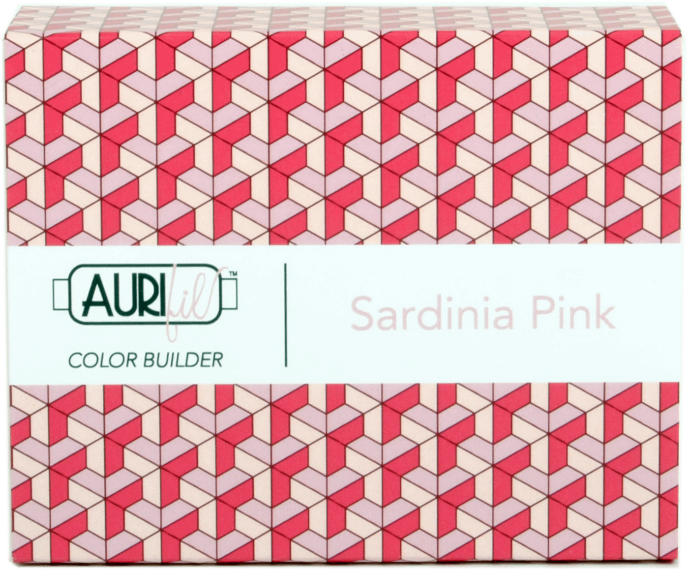 Color Builder 3 Piece Set, 50wt Cotton in Sardinia Pink by Aurifil - Image 3