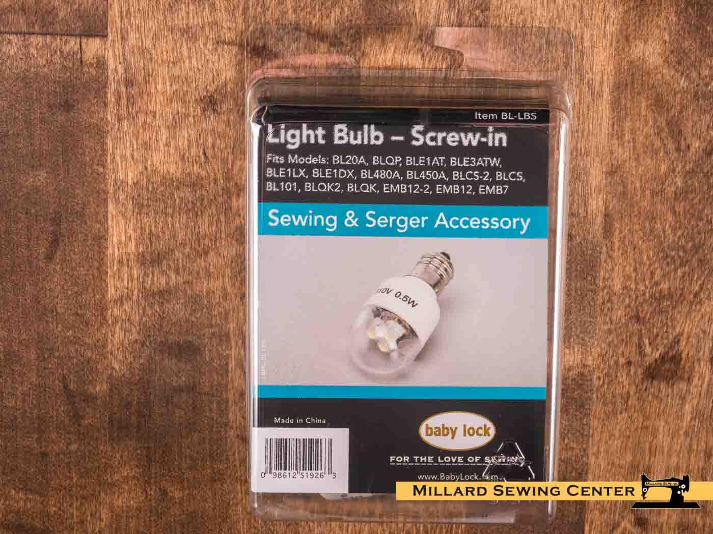Light Bulb, Screw In LED for BabyLock, Brother & More Sewing Machines - Image 2