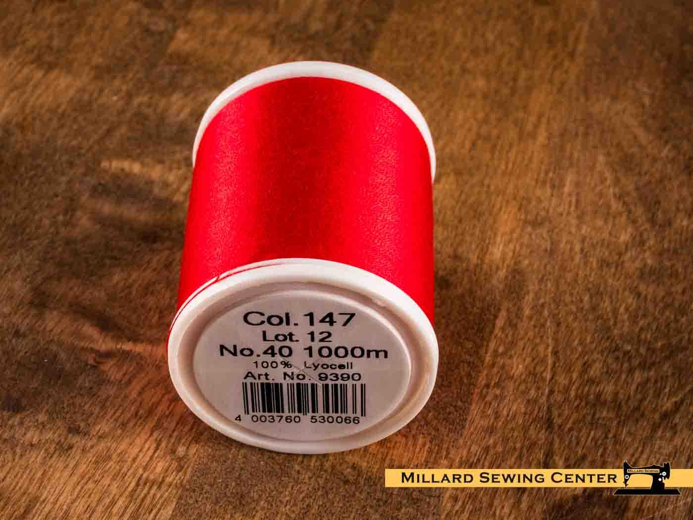 Sensa Green 40wt Lyocell Thread in Cherry by Madeira