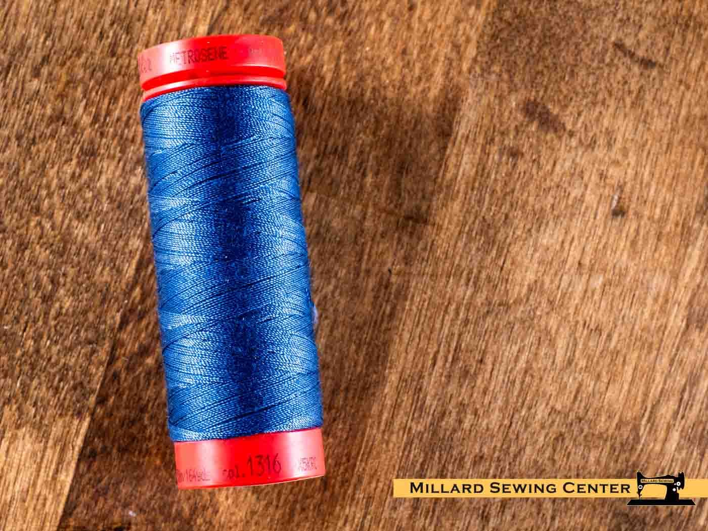 Metrosene All Purpose Polyester Sewing Thread in 1316 Steel Blue by Mettler