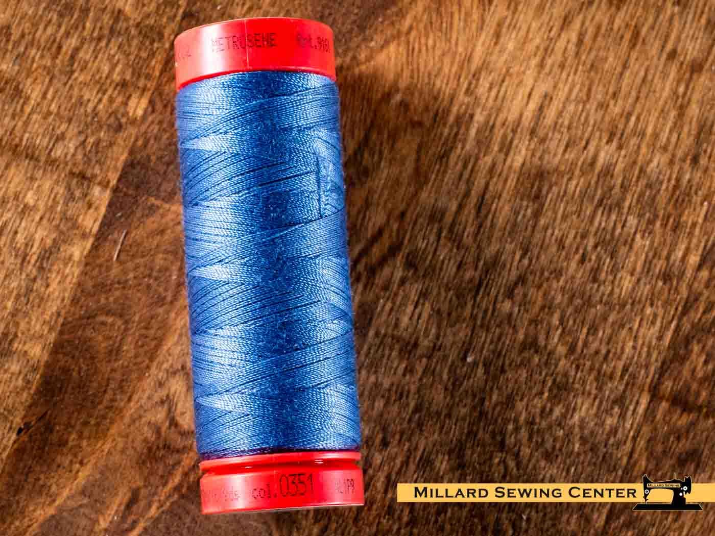 Metrosene All Purpose Polyester Sewing Thread in 0351 Smoky Blue by Mettler