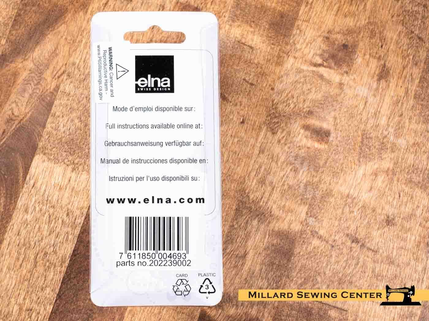 Seam Foot, 1/4" Clear View with Guide Bar for Elna and Janome/New Home Sewing Machines - Image 4