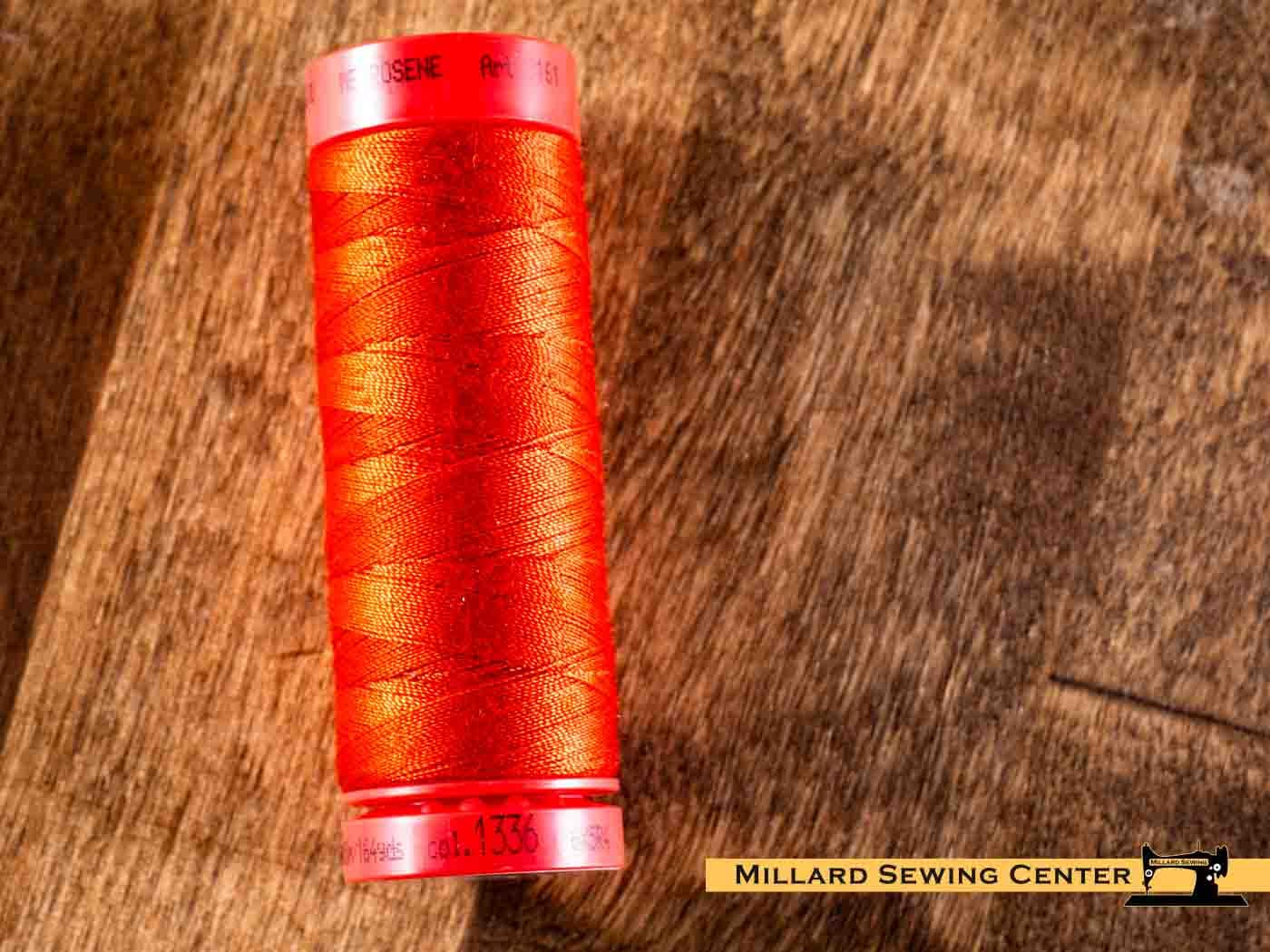 Metrosene All Purpose Polyester Sewing Thread in 1336 Vermillion by Mettler