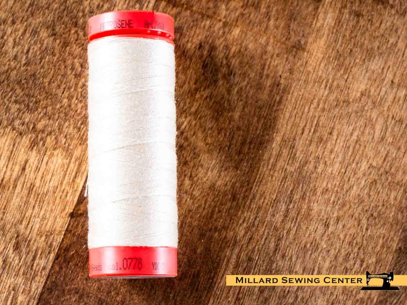 Metrosene All Purpose Polyester Sewing Thread in 0778 Muslin by Mettler - Image 2