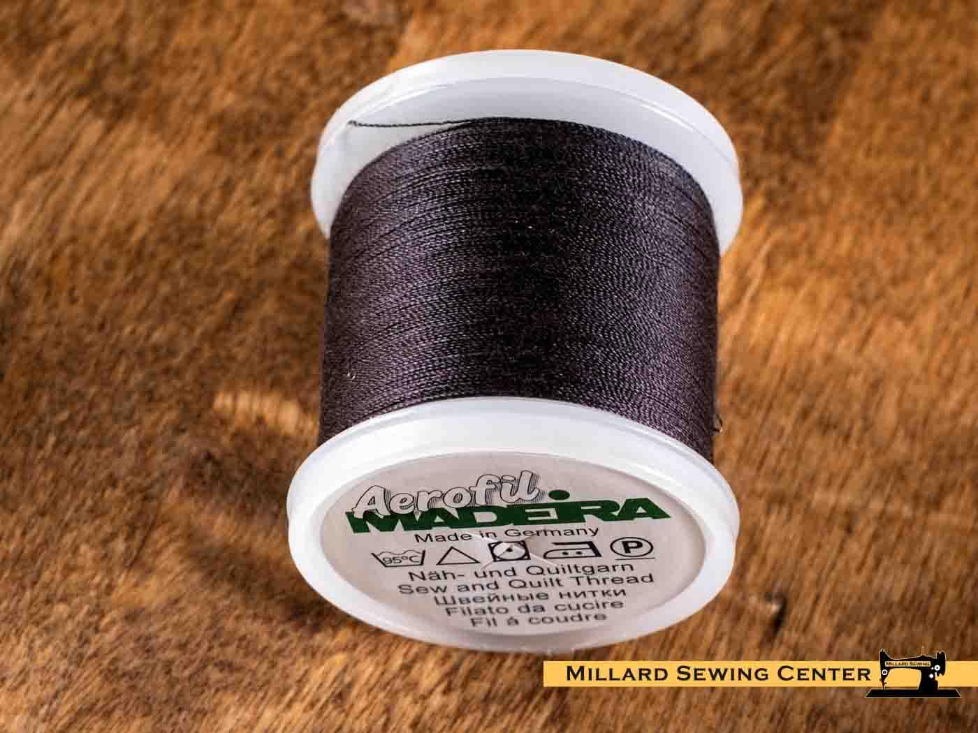 Aerofil 40wt Polyester Thread in 8401 Charcoal by Madeira