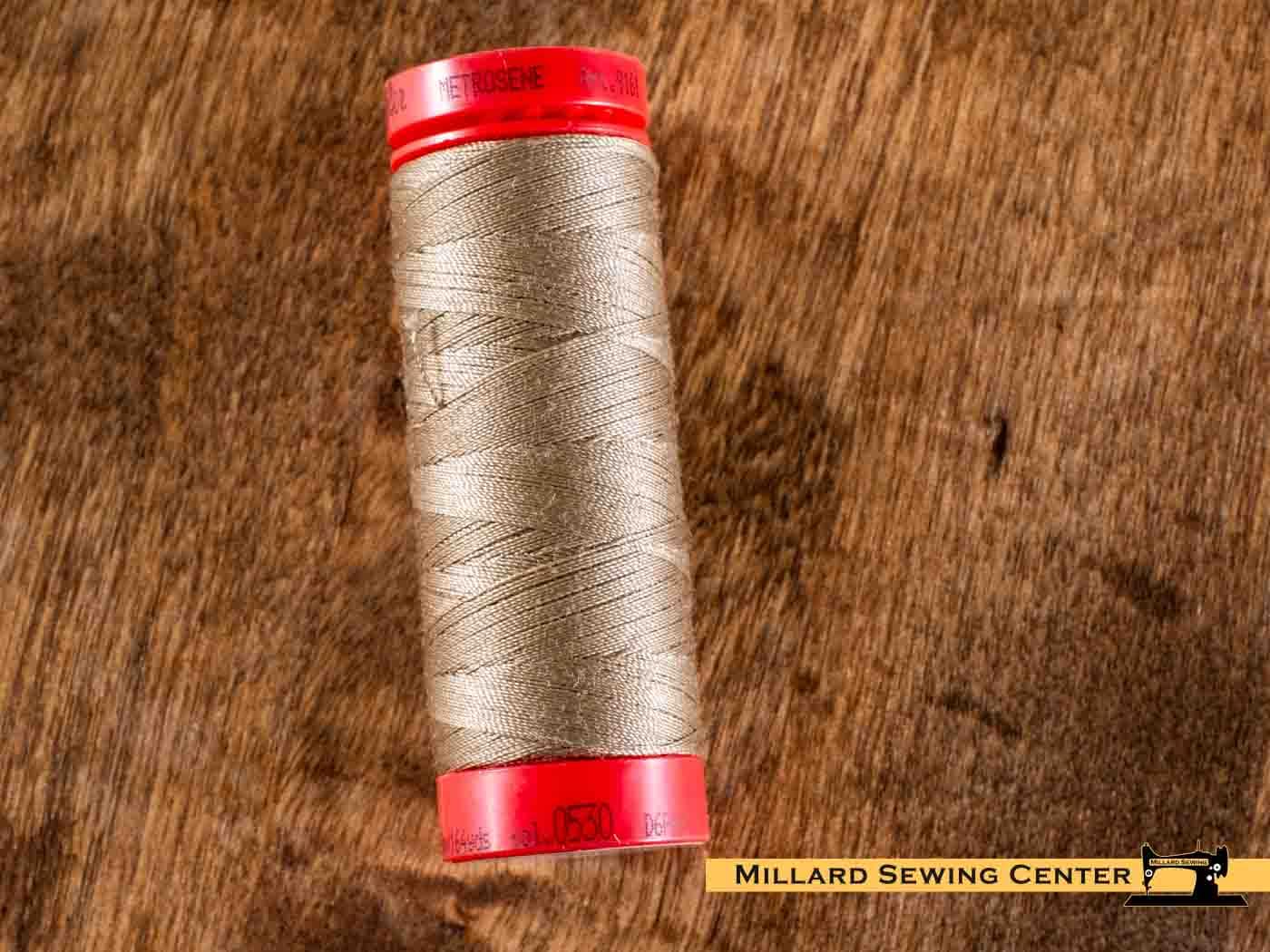 Metrosene All Purpose Polyester Sewing Thread in 0530 Dried Seagrass by Mettler