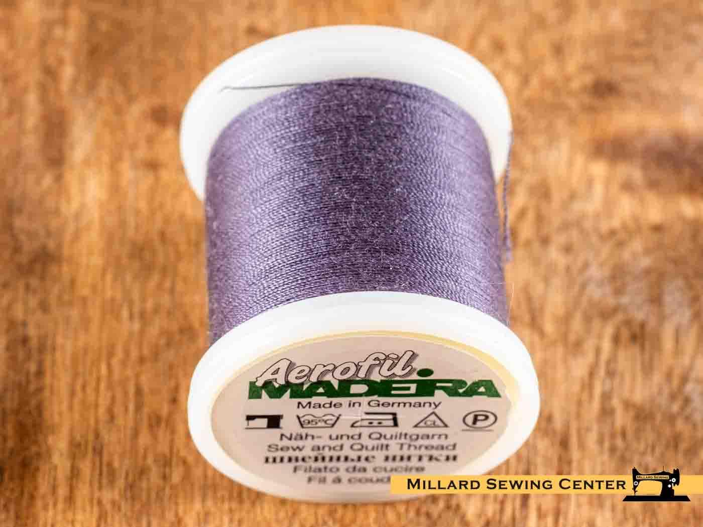Aerofil 40wt Polyester Thread in 8110 Steel Graphite by Madeira