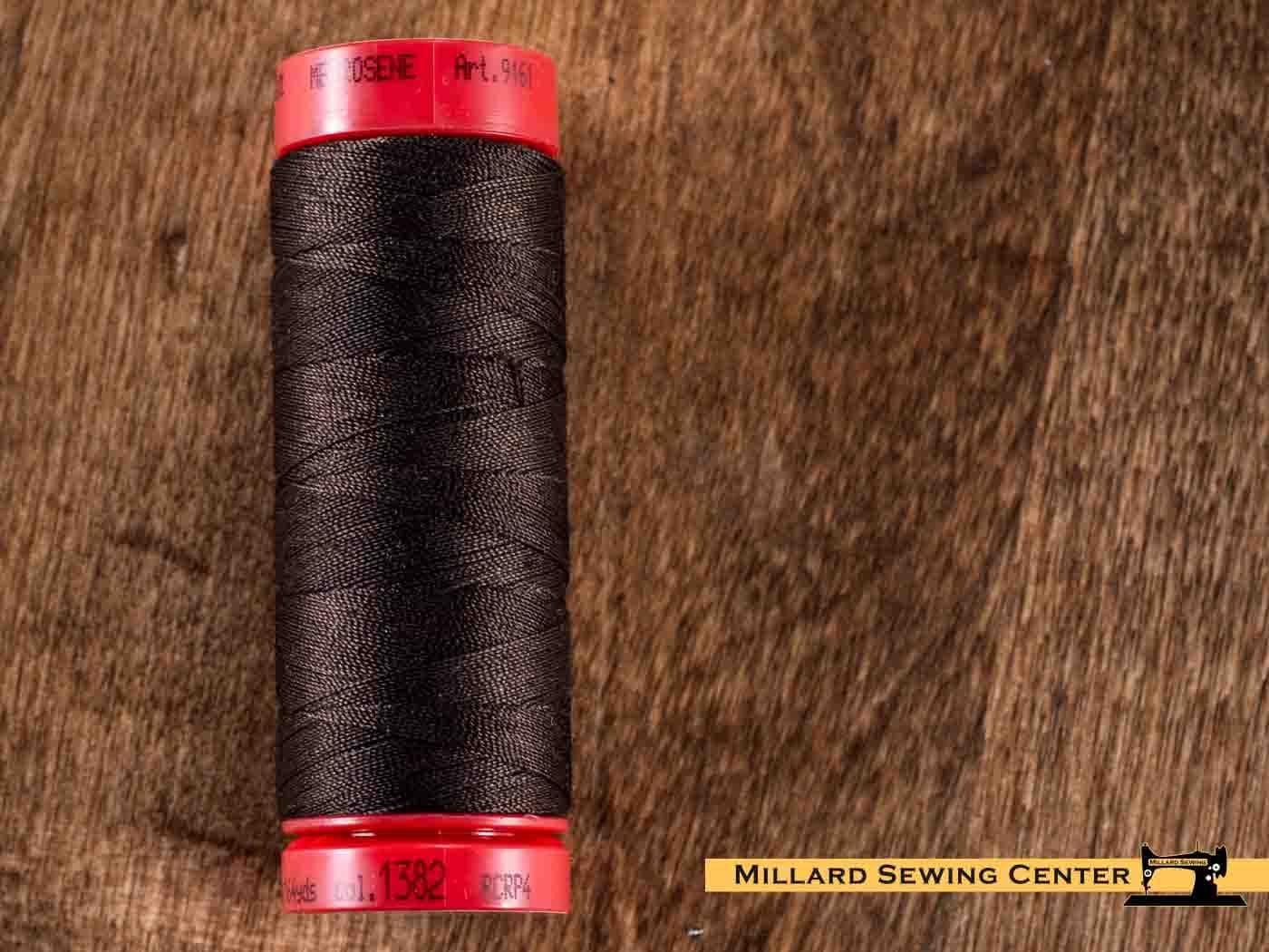 Metrosene All Purpose Polyester Sewing Thread in 1382 Black Peppercorn by Mettler