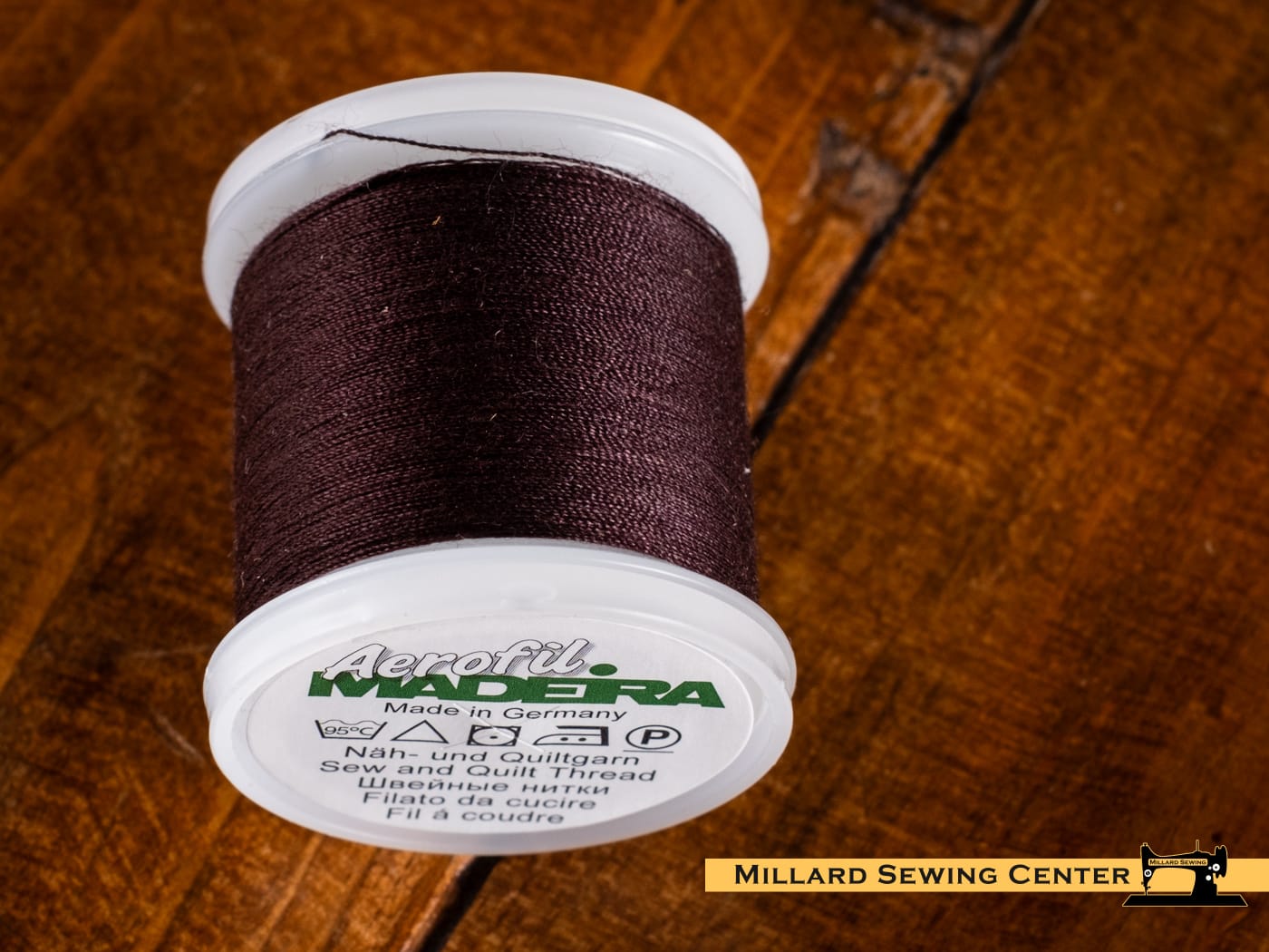 Aerofil 40wt Polyester Thread in 9300 Black by Madeira