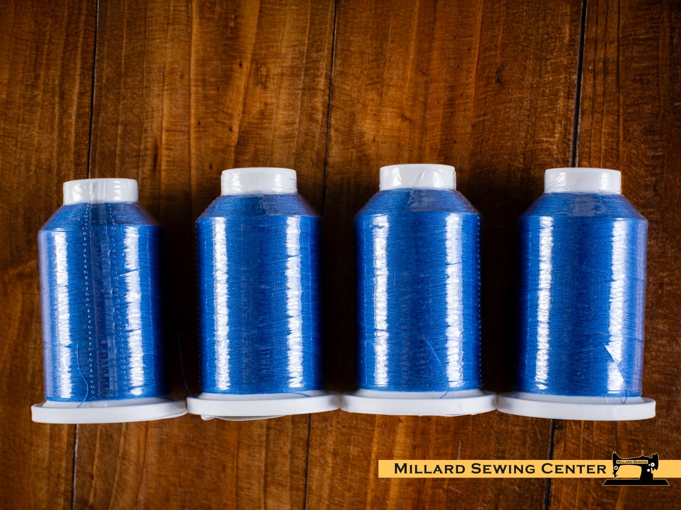 Seracor All Purpose Serger Thread in 0815 Cobalt Blue by Mettler - Image 2