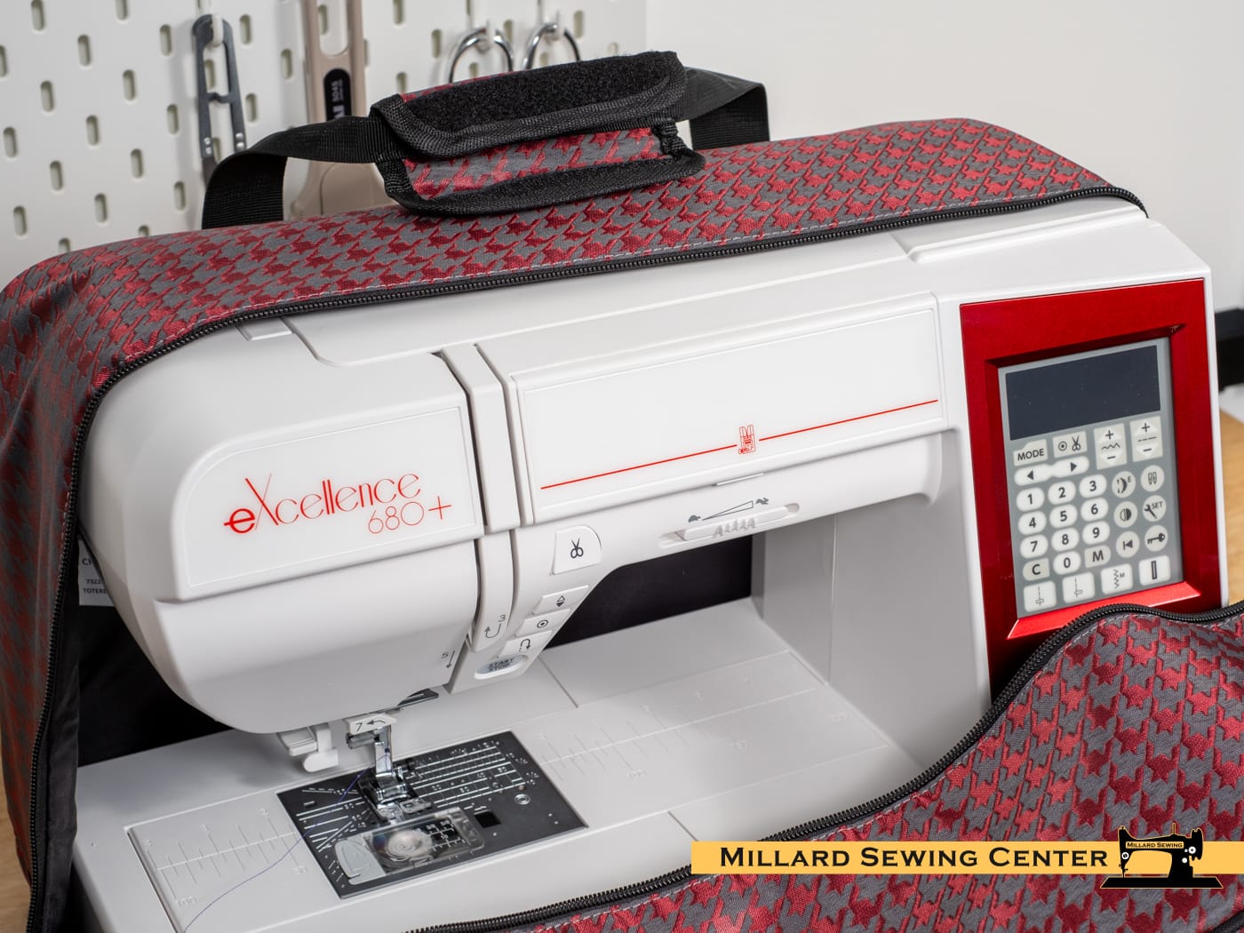 TOTEREDCHECK shown with Elna eXcellence 680+ Sewing Machine (not included)