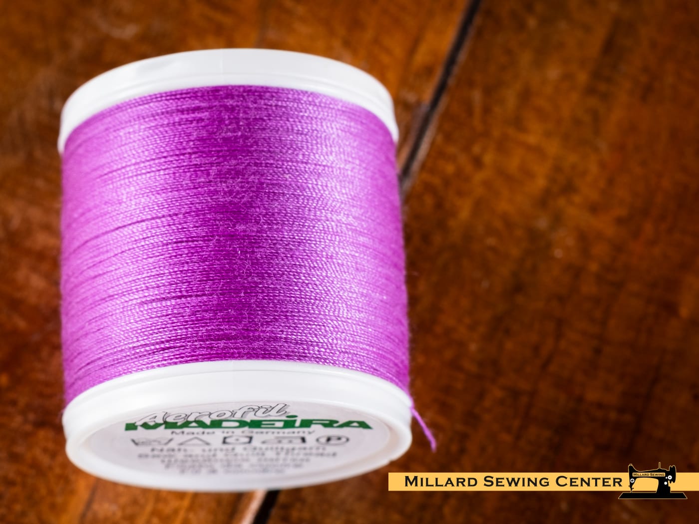 Aerofil 40wt Polyester Thread in 8330 Purple by Madeira
