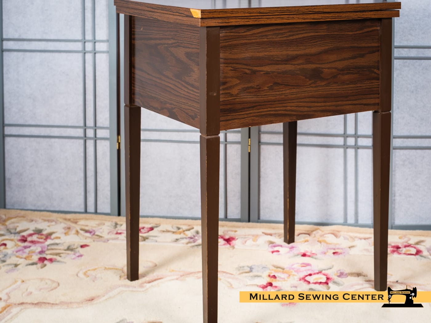 Sewing Machine Cabinet For Sears Kenmore Square Flat Bed, Model 412.9152181 By Sears Kenmore - Image 2