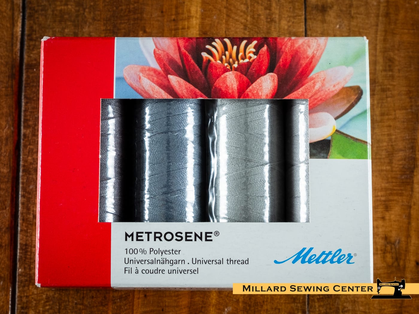 Metrosene 4 Spool Polyester Thread Kit in Grey by Mettler