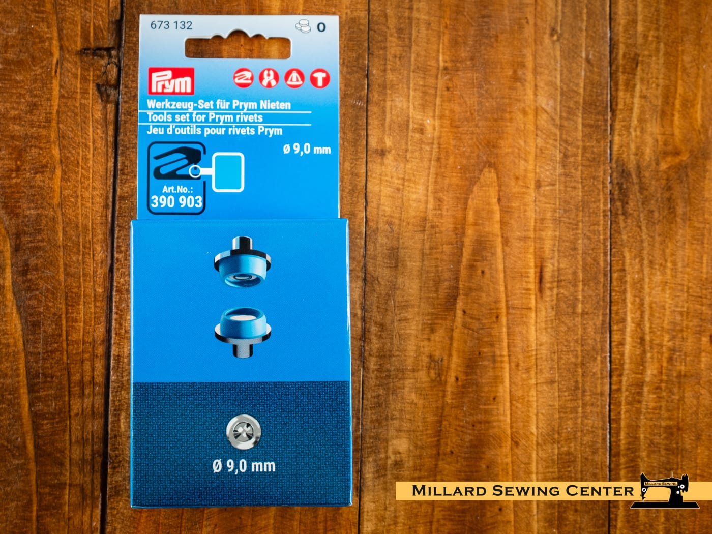 Vario Tools Set for 9mm Rivets by Prym