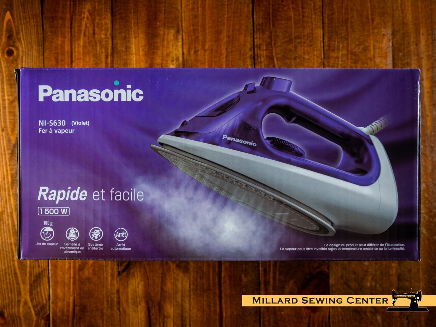 Iron, Corded Ceramic in Purple by Panasonic