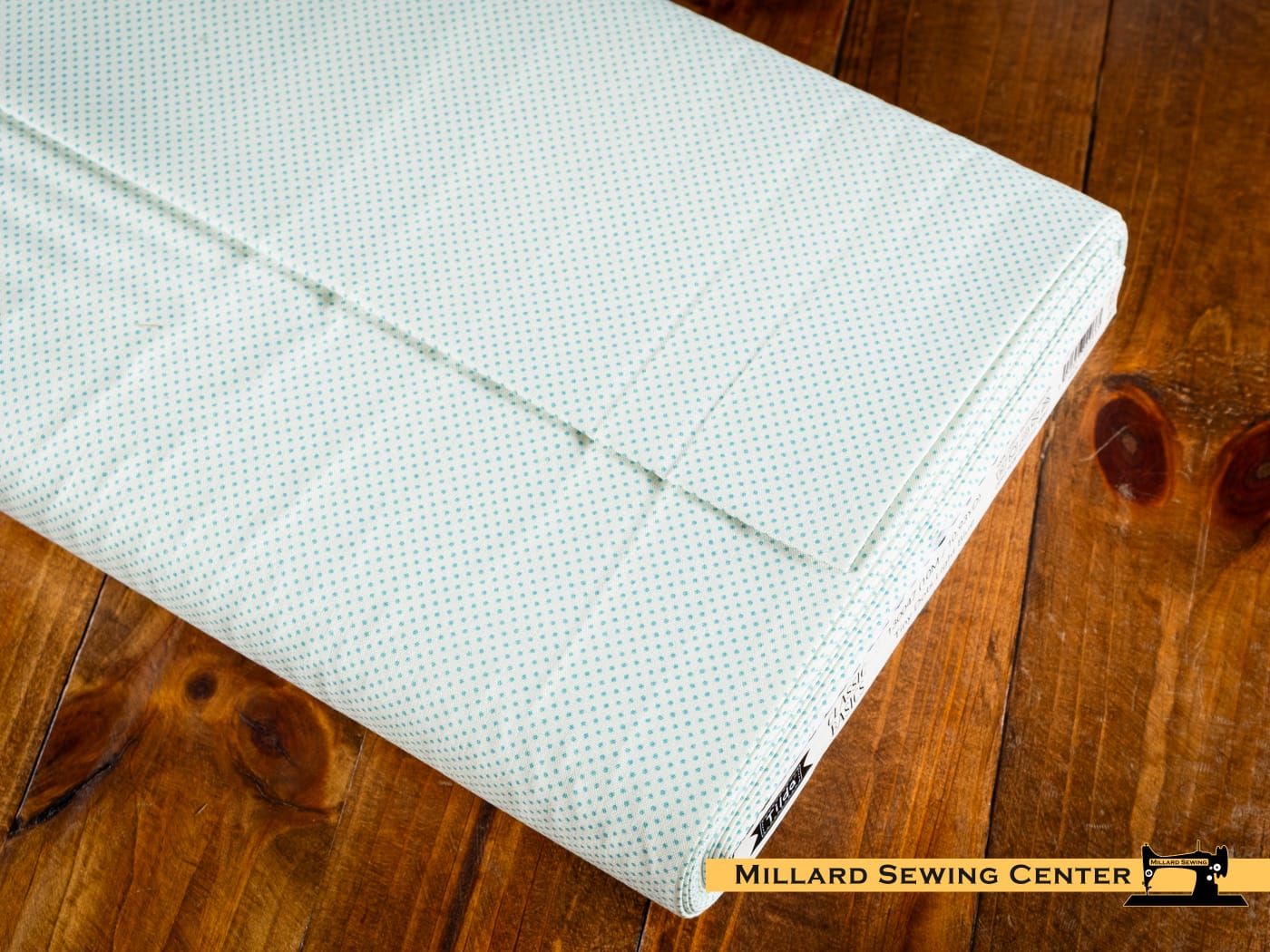 Cotton Fabric, 44" Wide in Tiny Dots Light Blue by Tilda