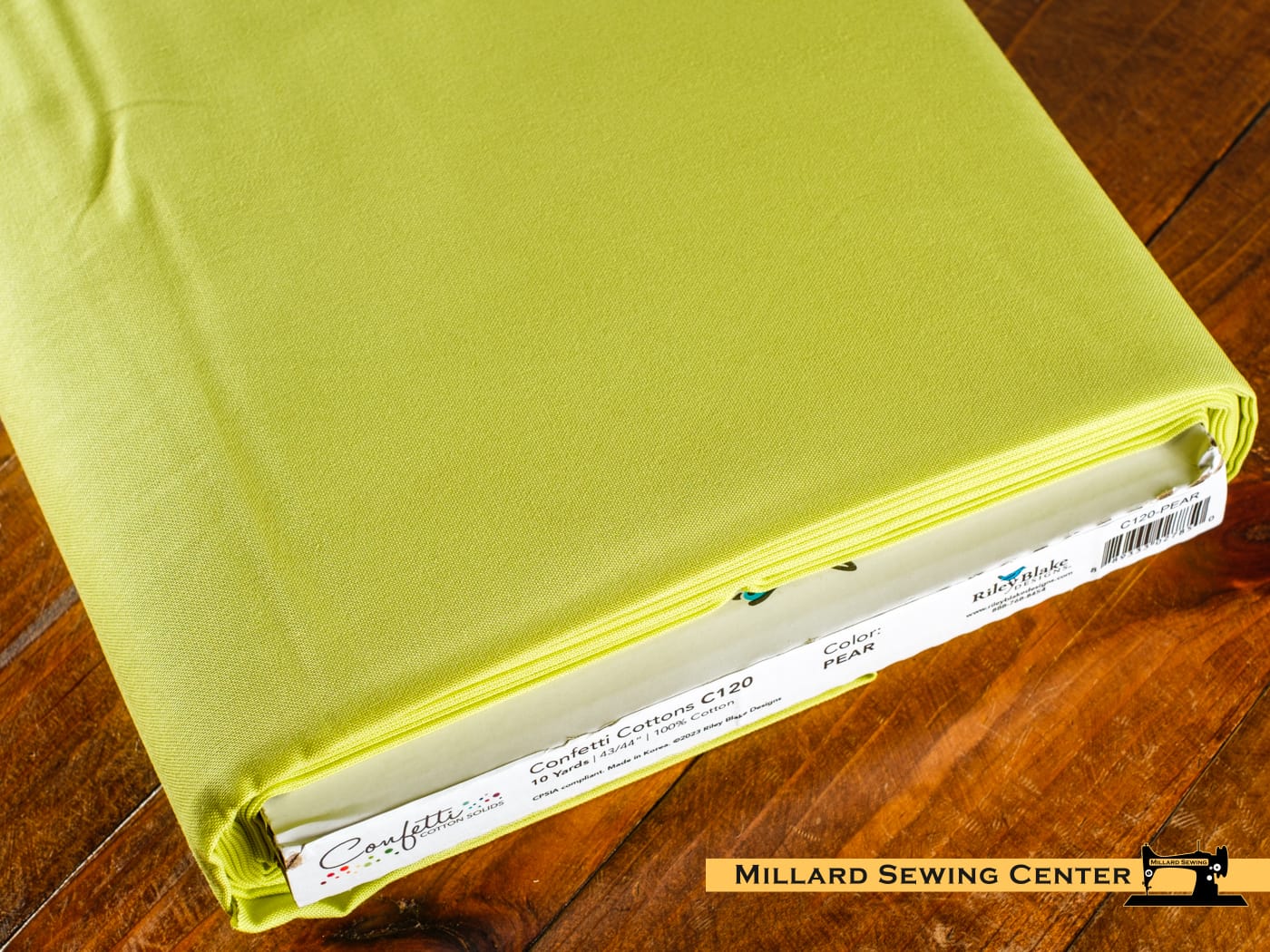Cotton Fabric, 43"/44" Wide Confetti Cotton™ in Pear by Riley Blake Designs