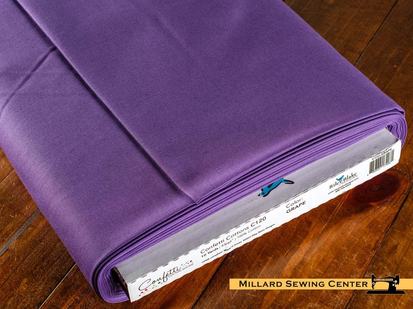 Cotton Fabric, 43"/44" Wide Confetti Cotton™ in Grape by Riley Blake Designs